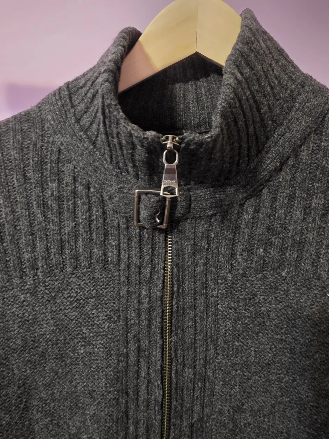 Banana Republic Extra Fine Merino Wool Full Zip Sweater - photo 2