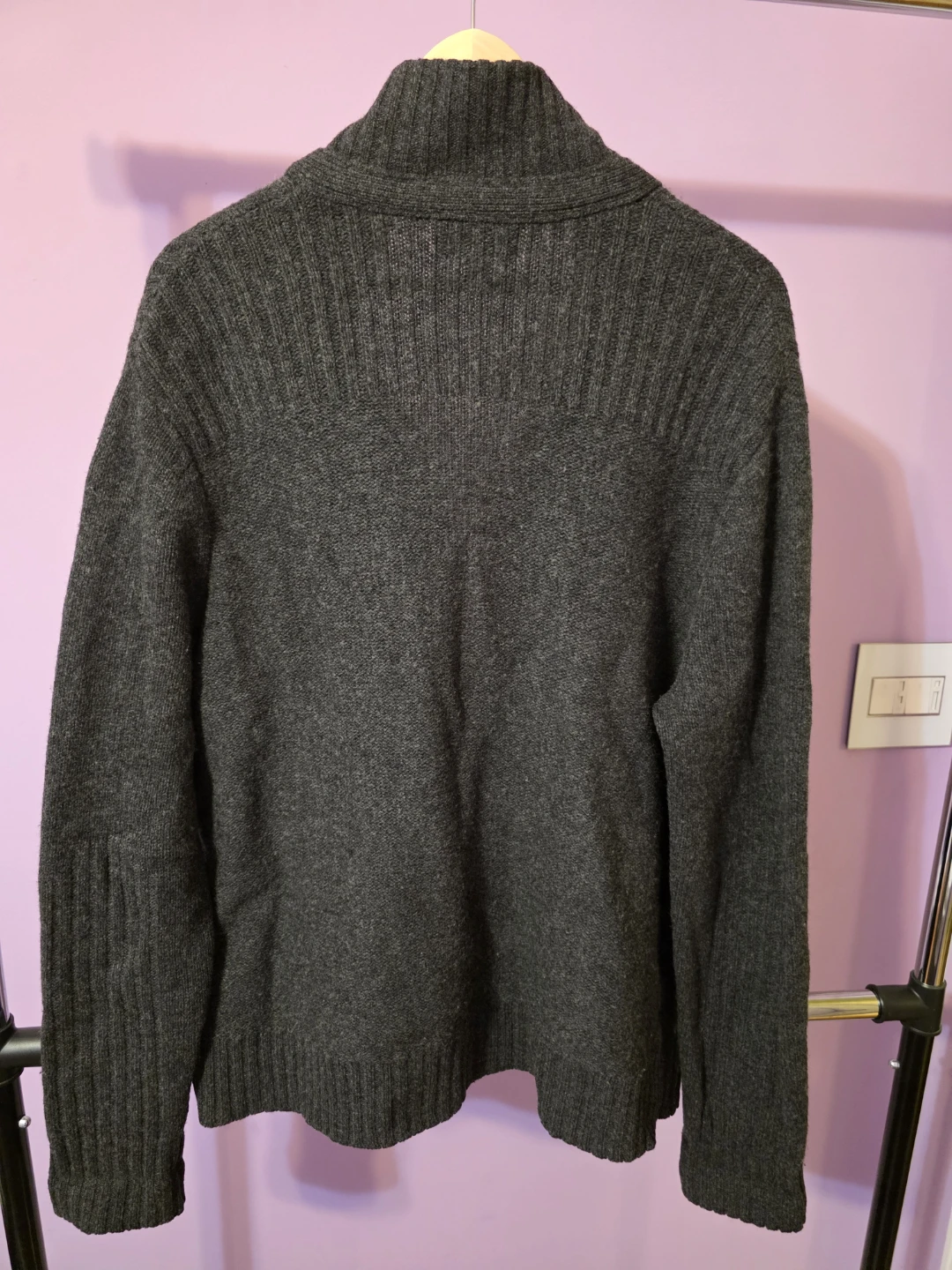 Banana Republic Extra Fine Merino Wool Full Zip Sweater - photo 4
