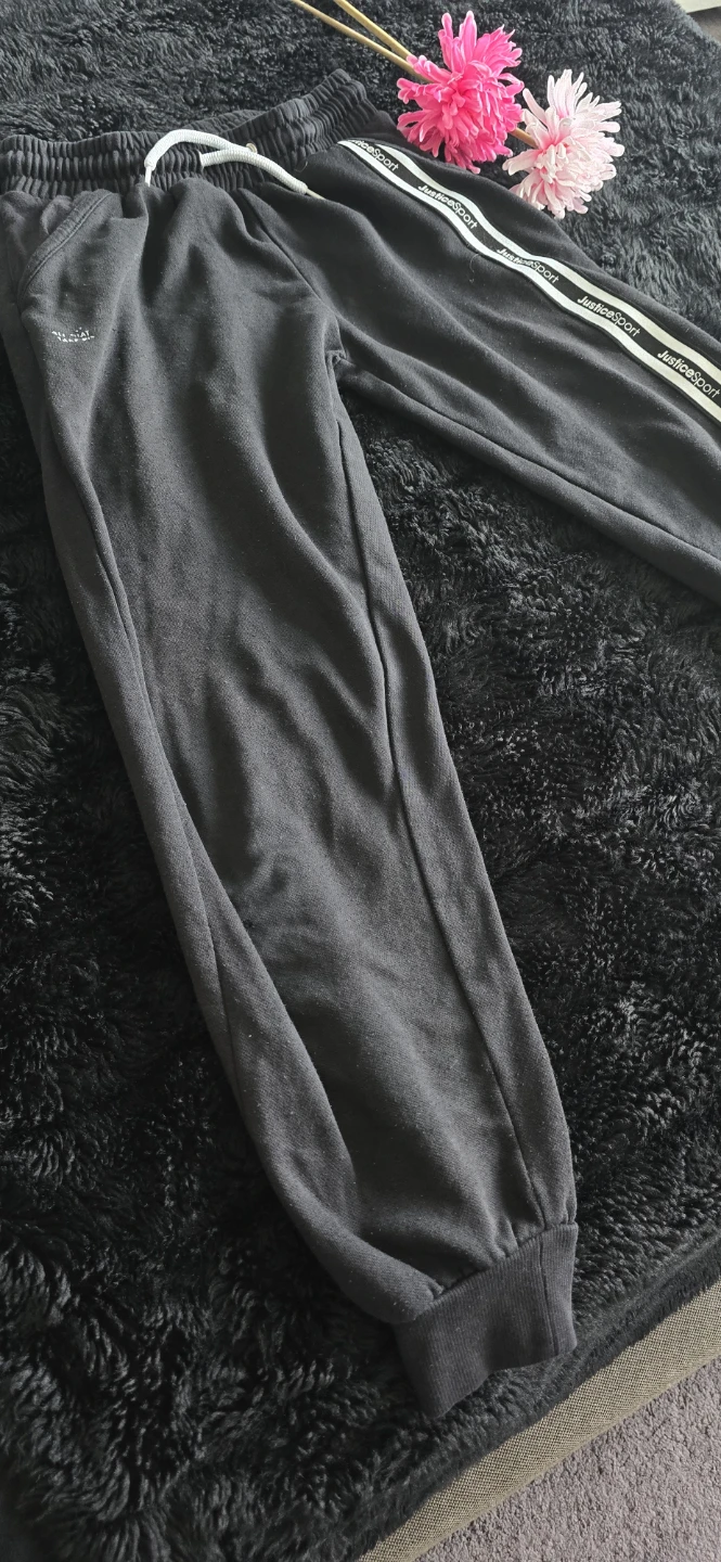 Justice Sport Girls Black Joggers Size L (12/14) - photo 2