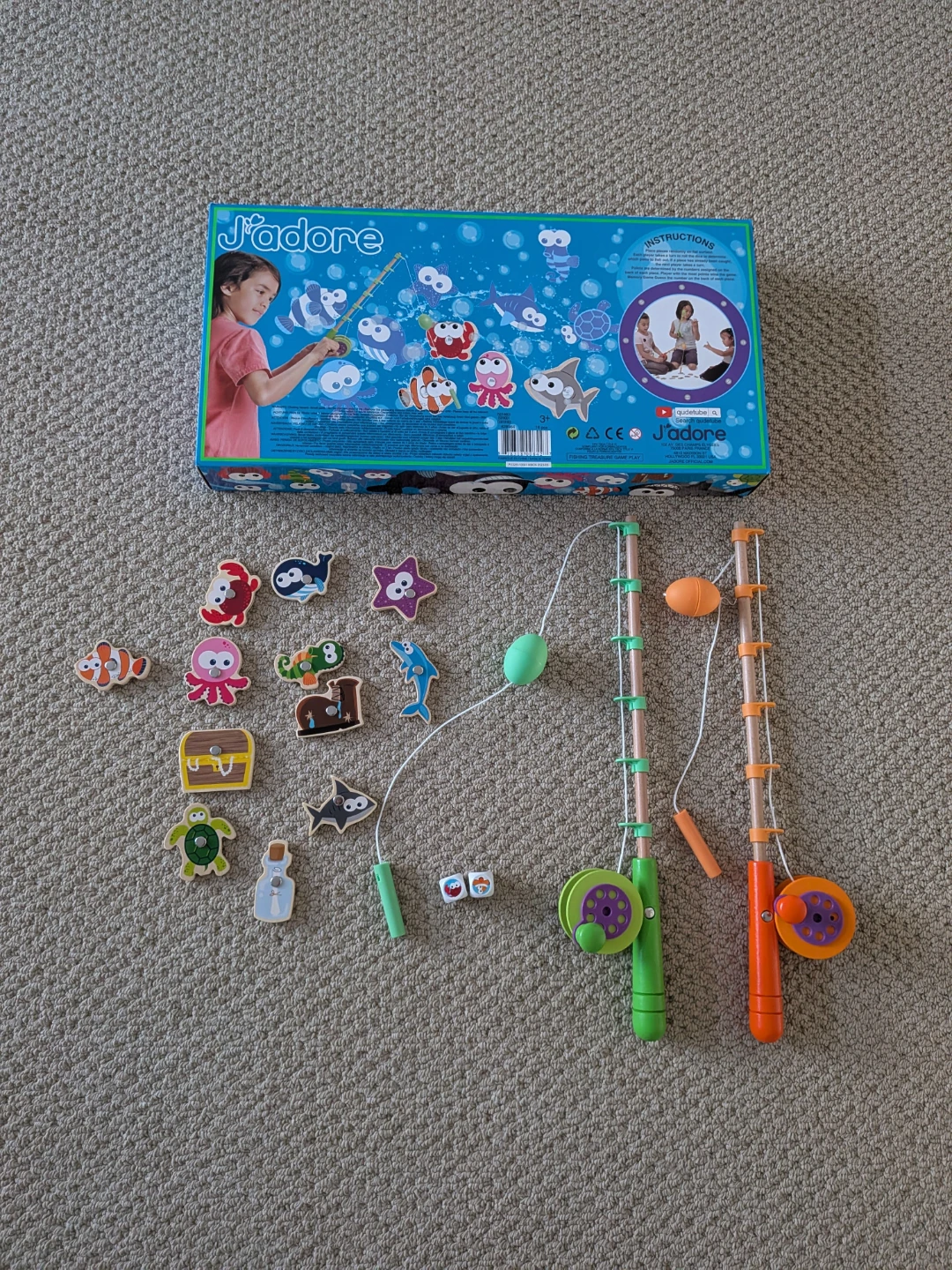 Jadore Wooden Fishing Game 🏆