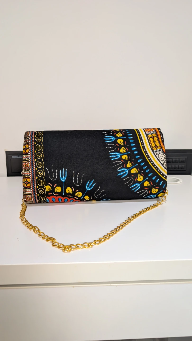 Clutch Bag with Gold Chain - photo 2