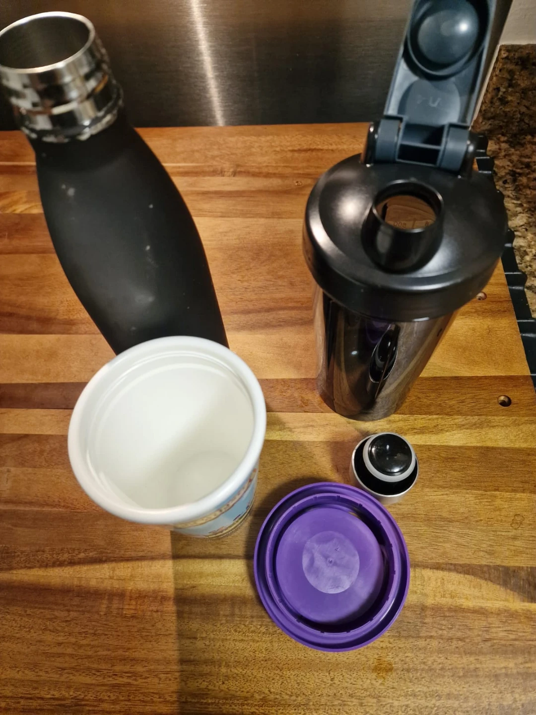 Reusable Tumbler, Water Bottle, and Shaker Bottle Set - photo 2