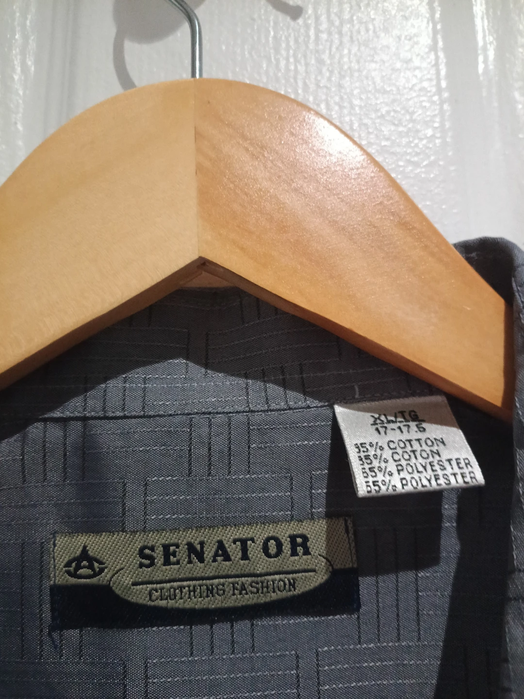 Senator Men's Grey Button-Up Shirt - photo 2