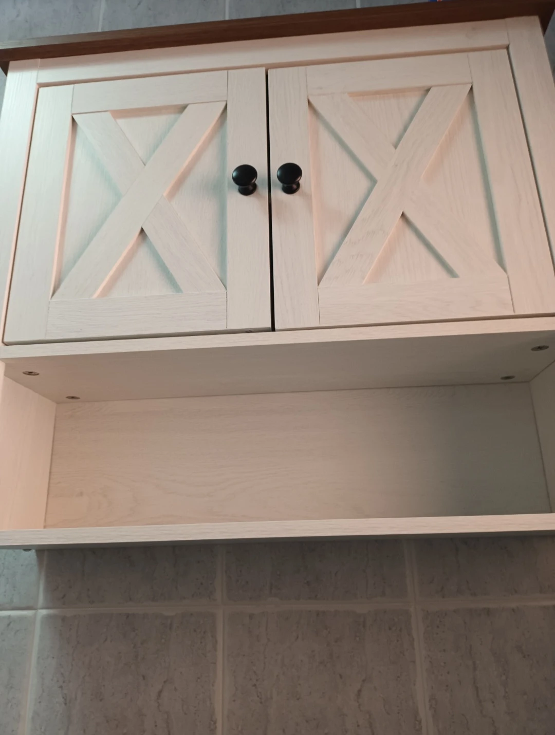 Brand NEW White Bathroom Wall Cabinet with Open Shelf