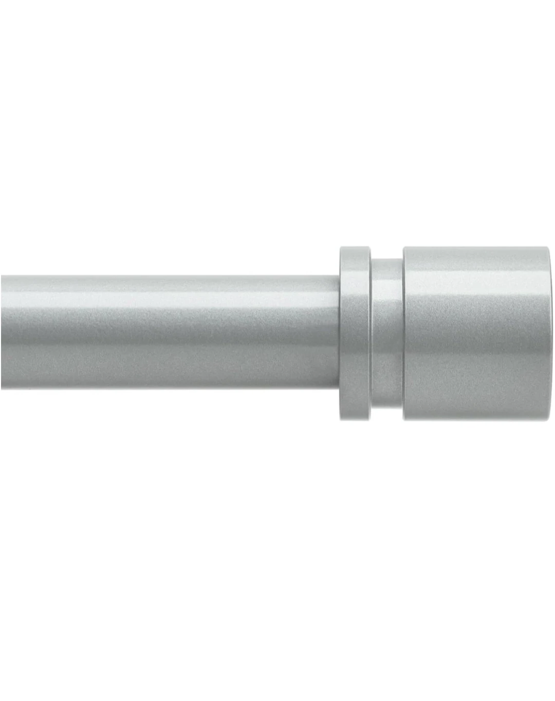 Adjustable Curtain Rod Set - Silver - photo 3