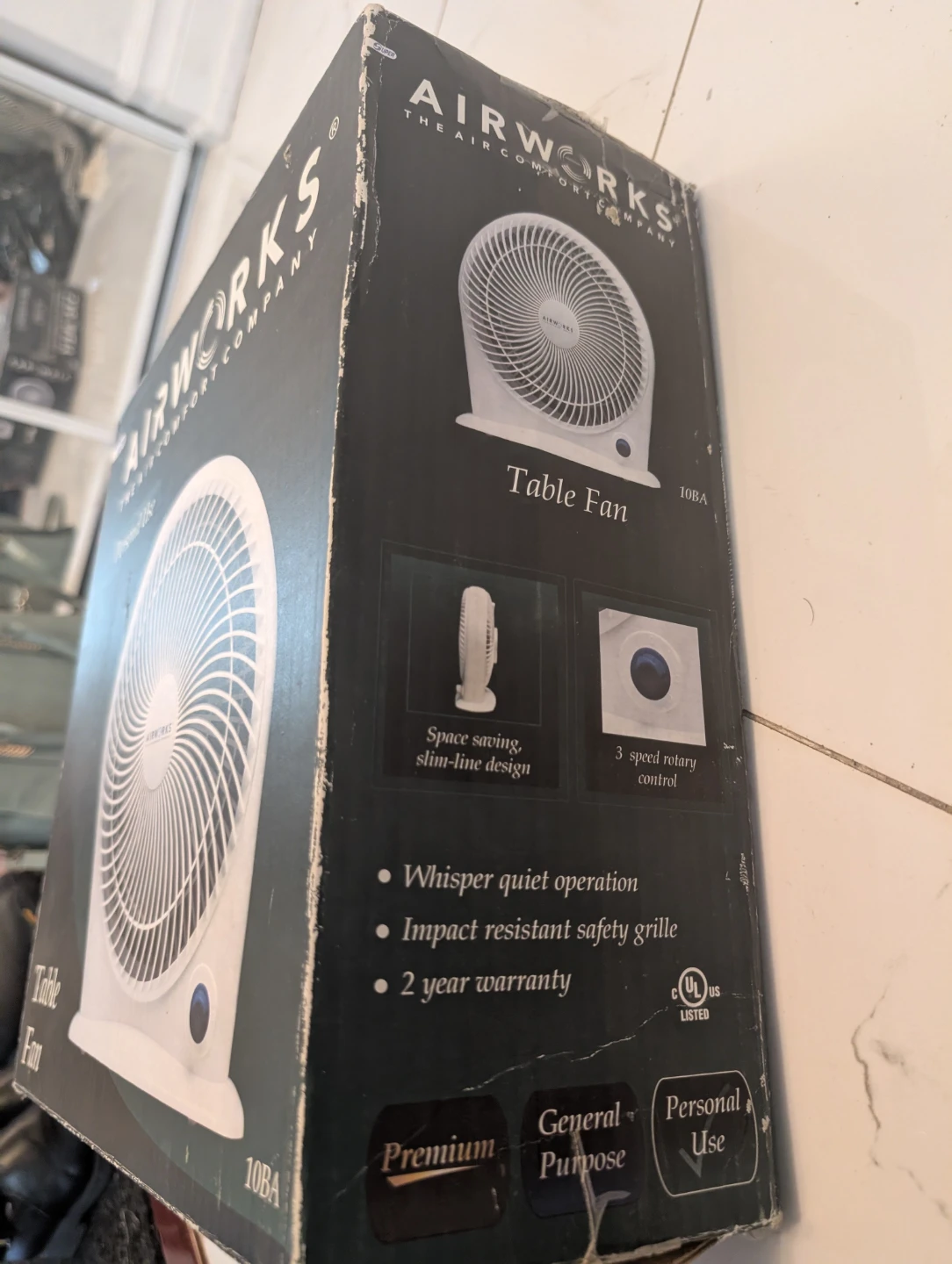 AIRWORKS Table Fan - photo 3