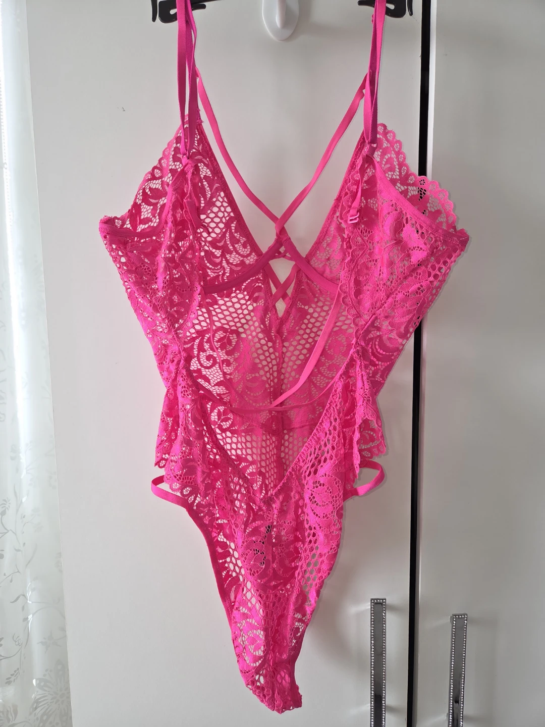 Pink Lace Bodysuit - photo 2