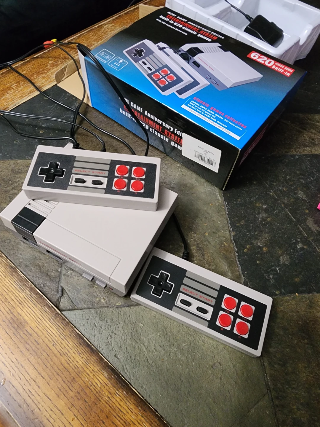 Retro Mini Game Console with 2 Controllers