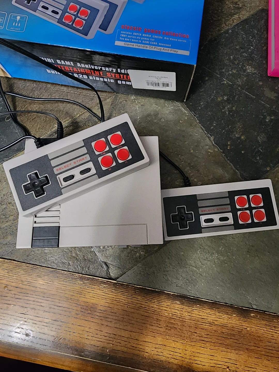 Retro Mini Game Console with 2 Controllers - photo 2