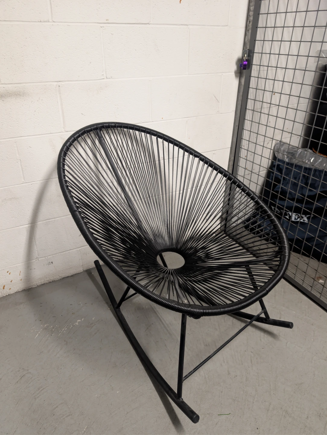 Black Acapulco Rocking Chair - photo 2