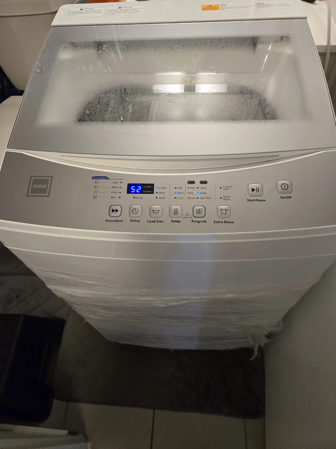 RCA Top Load Washing Machine
