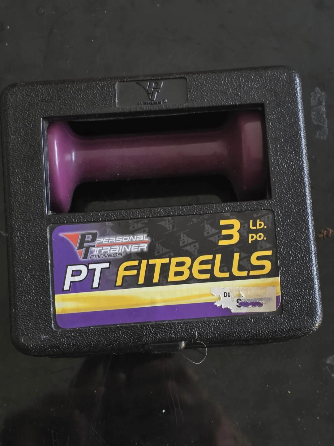 PT Fitbells 3 lb Dumbbells with Case