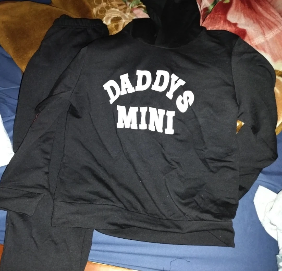 Black 'Daddy's Mini' set  for kids🏆