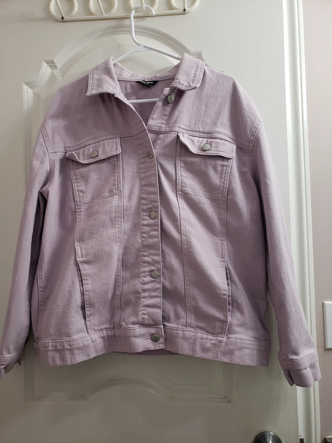 Joe Fresh Lavender Denim Jacket XL/TG.for women