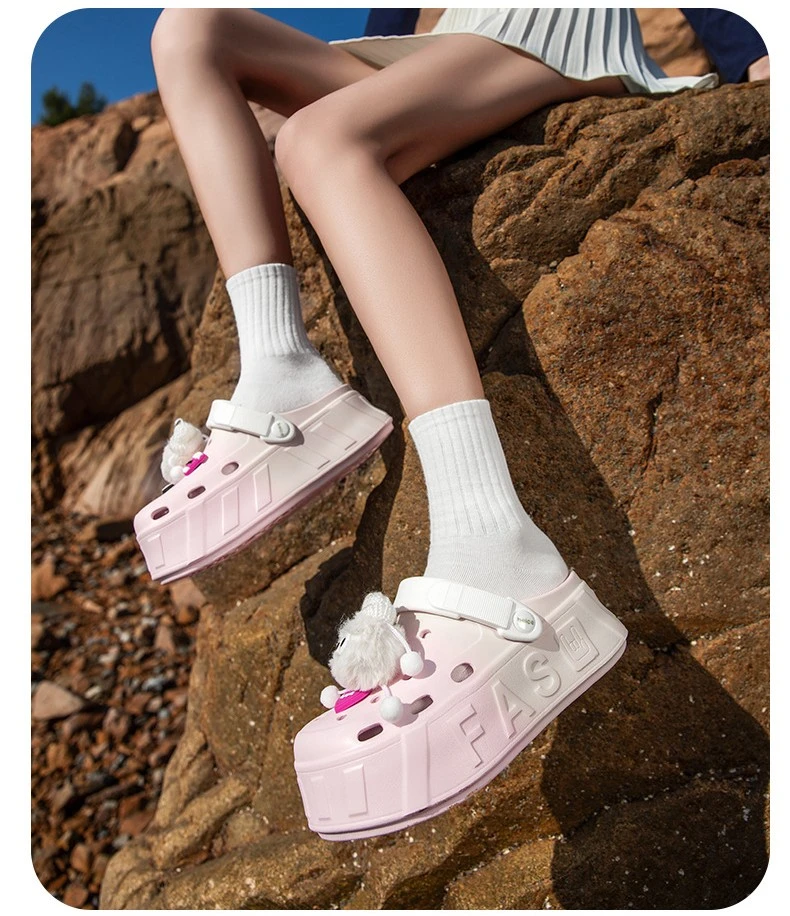 Platform Clogs with Cute Charms - photo 3