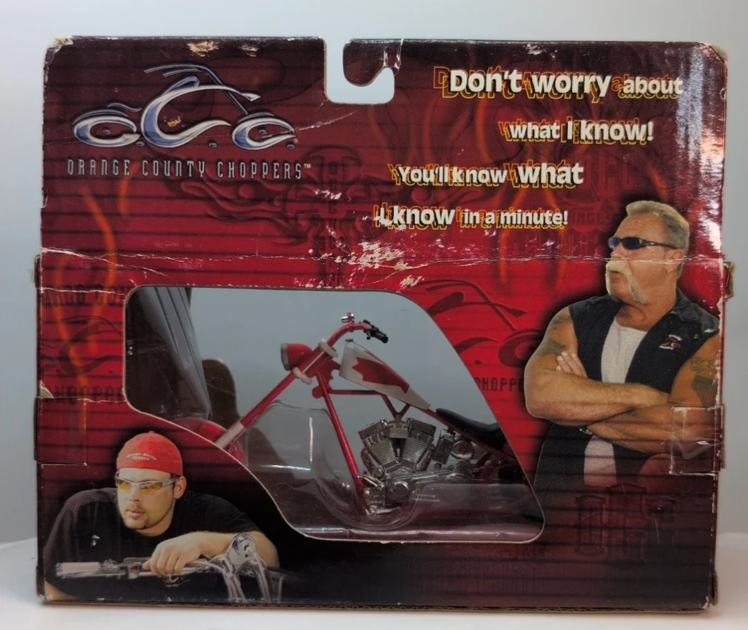 Choppers Orange County Metal Toy Motorcycle - photo 4