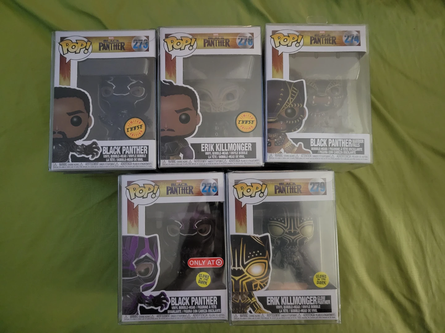 Funko Pop! Black Panther & Erik Killmonger Vinyl Figures