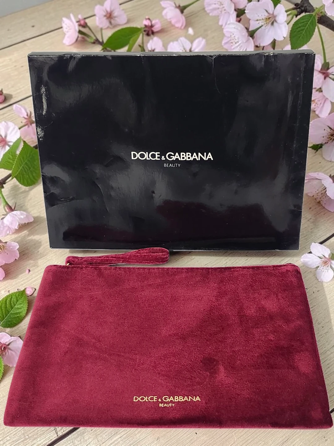 Dolce & Gabbana cosmetic makeup Beauty Velvet Pouch 🧡 - photo 4