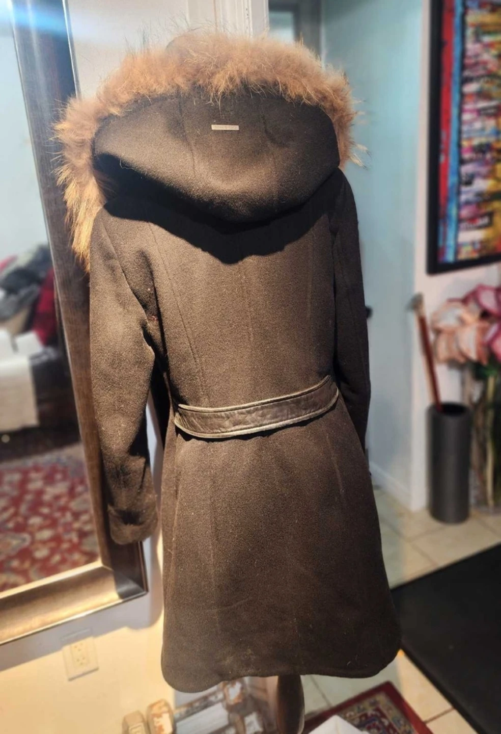 Soia & Kyo Wool Coat Real Fur - photo 4