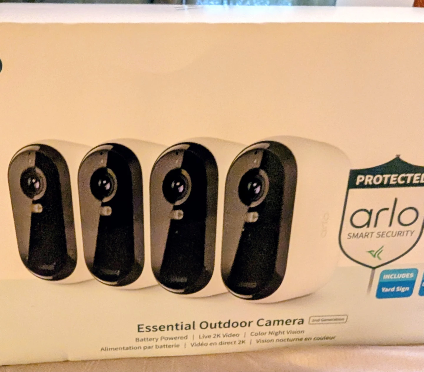 Arlo Essential Outdoor Camera 4-Pack - photo 2