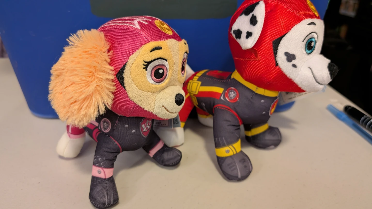 Paw Patrol Skye & Marshall Plush Toys - photo 2