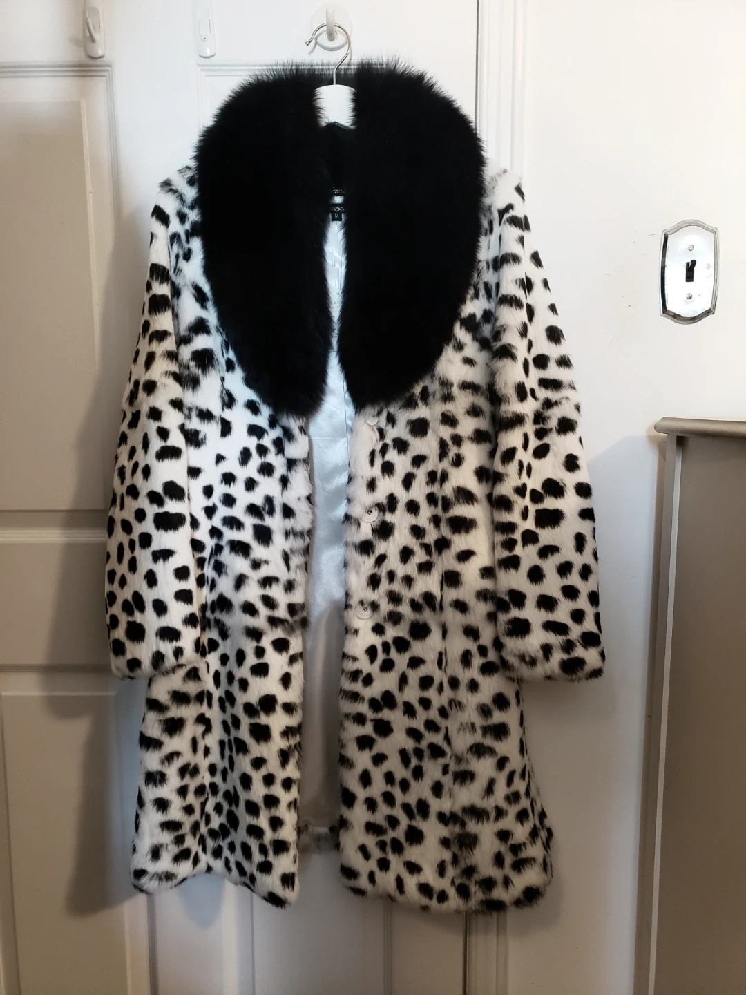 NWT Japanese designer real rabbit & fox fur coat