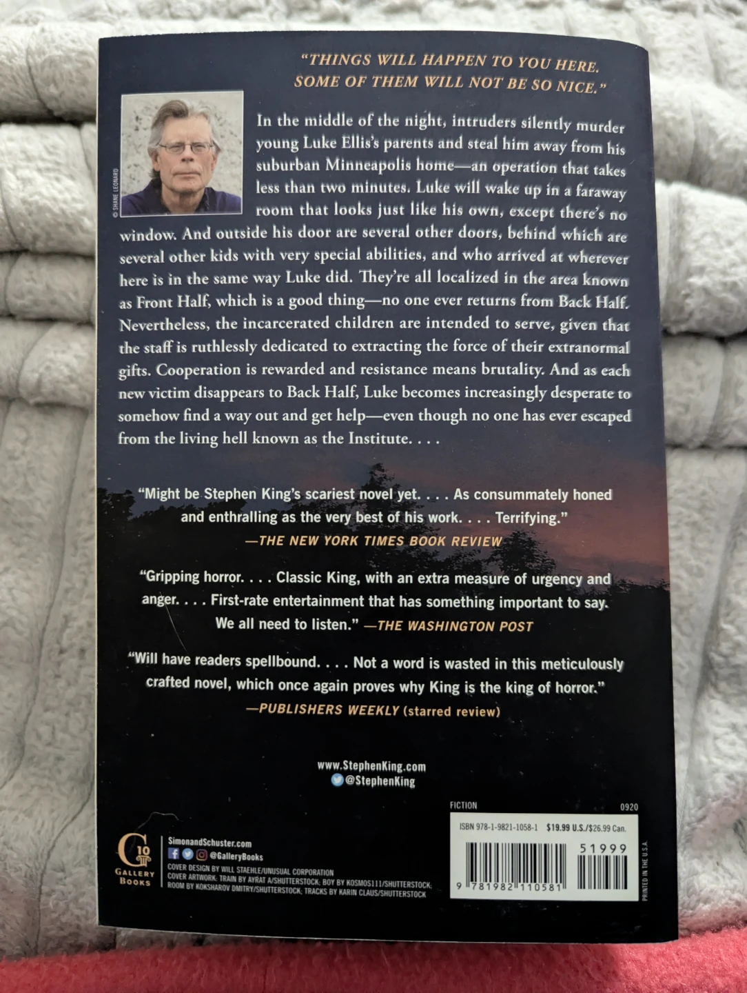 Stephen King The Institute Novel - photo 2