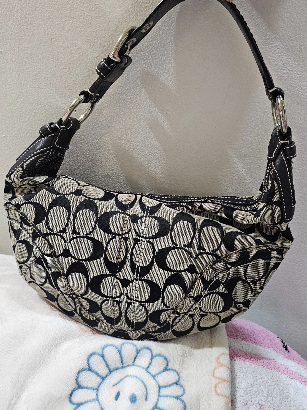 Coach Monogram Shoulder Bag