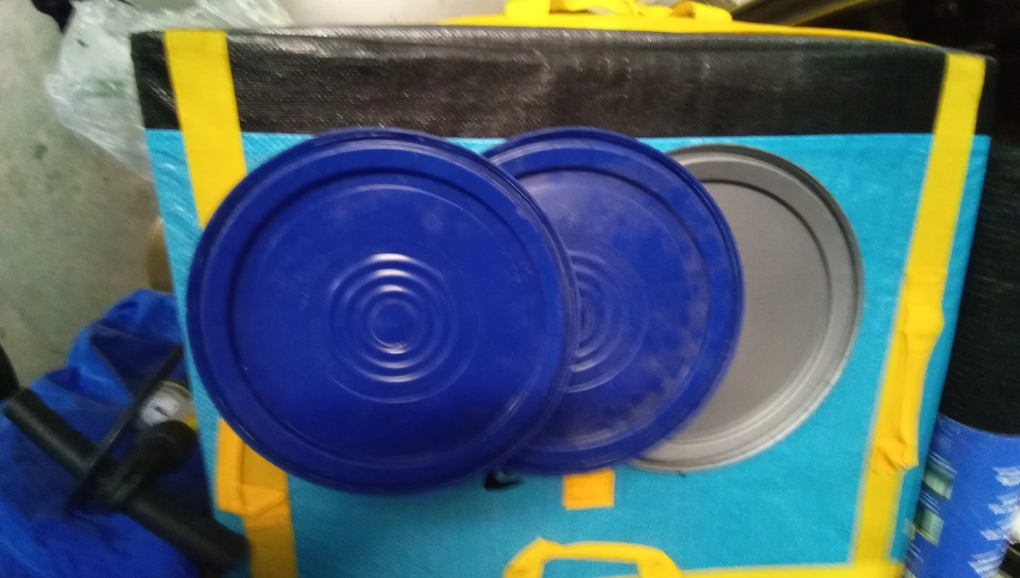 3 Plastic Bucket Lids - photo 2