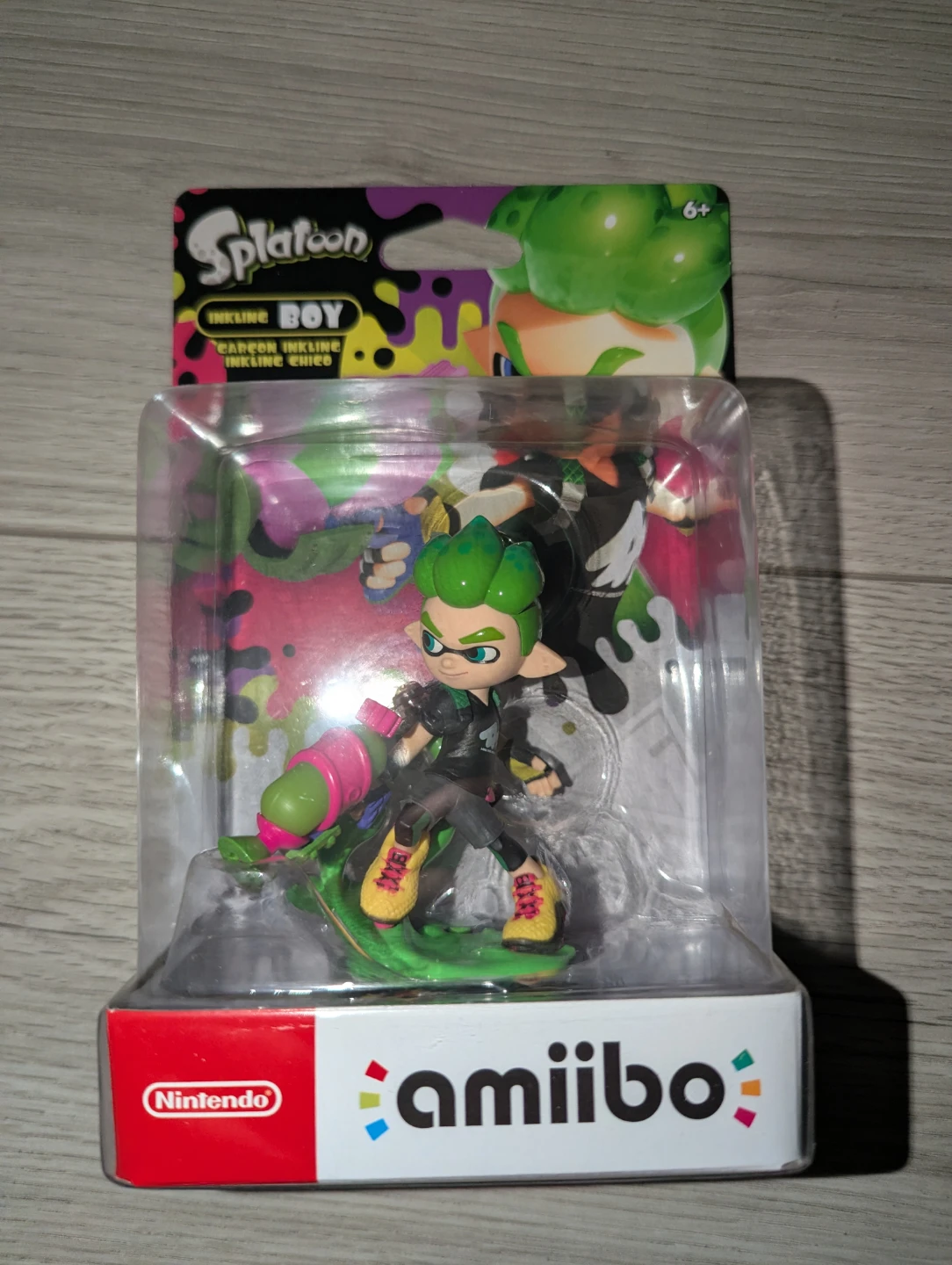 Nintendo Amiibo Splatoon Green Inkling Boy