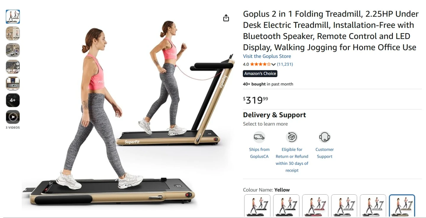 Brand New - SuperFit Foldable 2.25HP Under Desk Electric - photo 2
