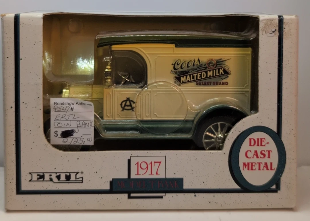 Ertl 1917 Coors Malted Milk Die-Cast Coin Bank