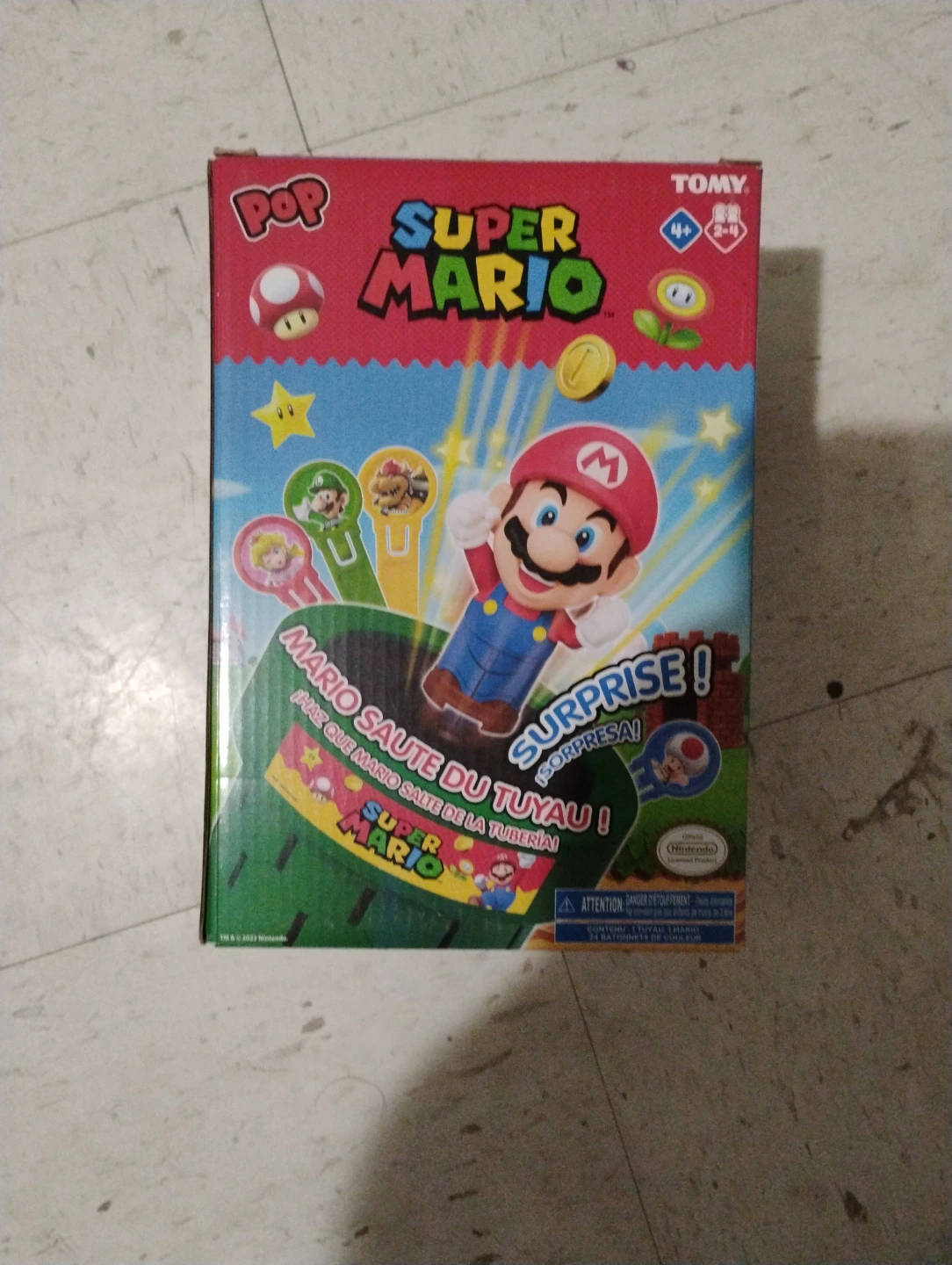 Super Mario Pop Up Game