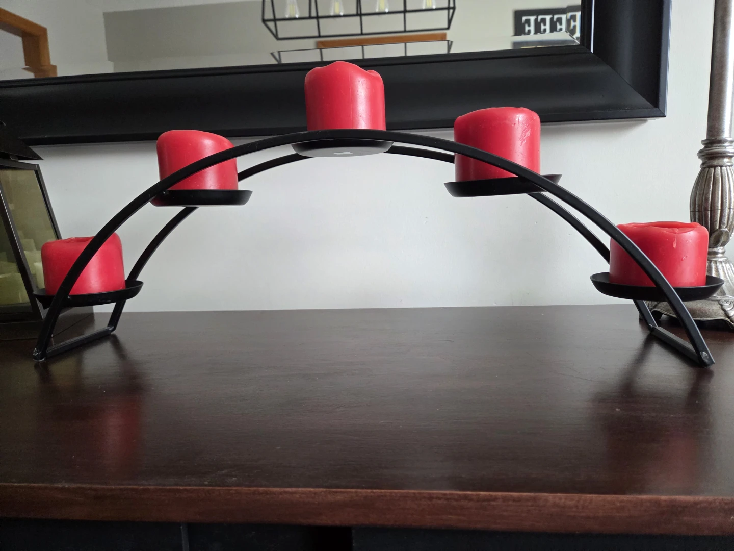 Partylite Candle Holder w/Interchangeable Panels