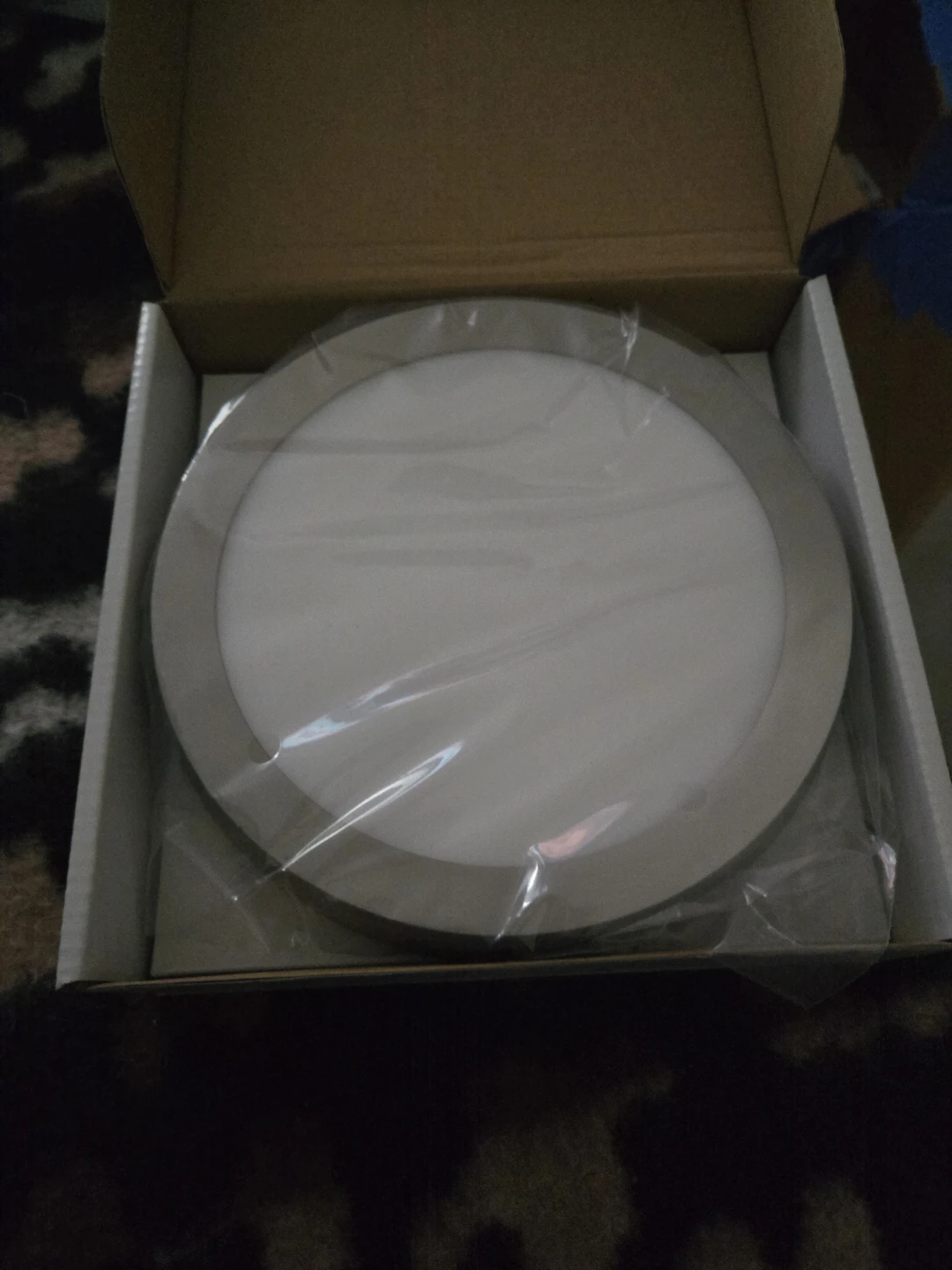 Round LED Flush Mount Ceiling Light Fixture