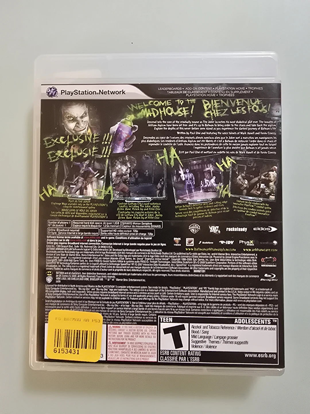 Batman: Arkham Asylum for PlayStation 3 - photo 2