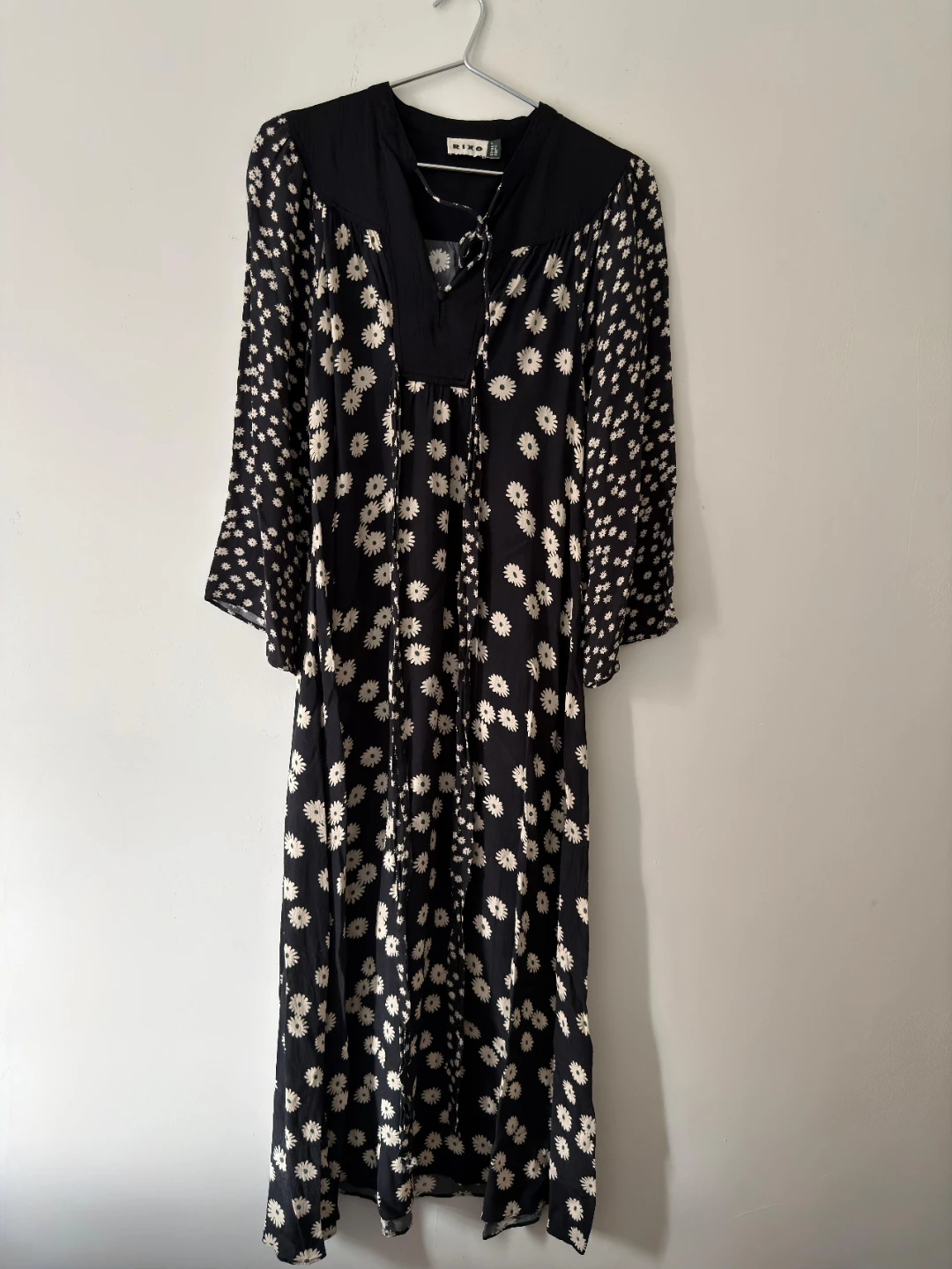 RIXO anela tie neck dress - photo 3