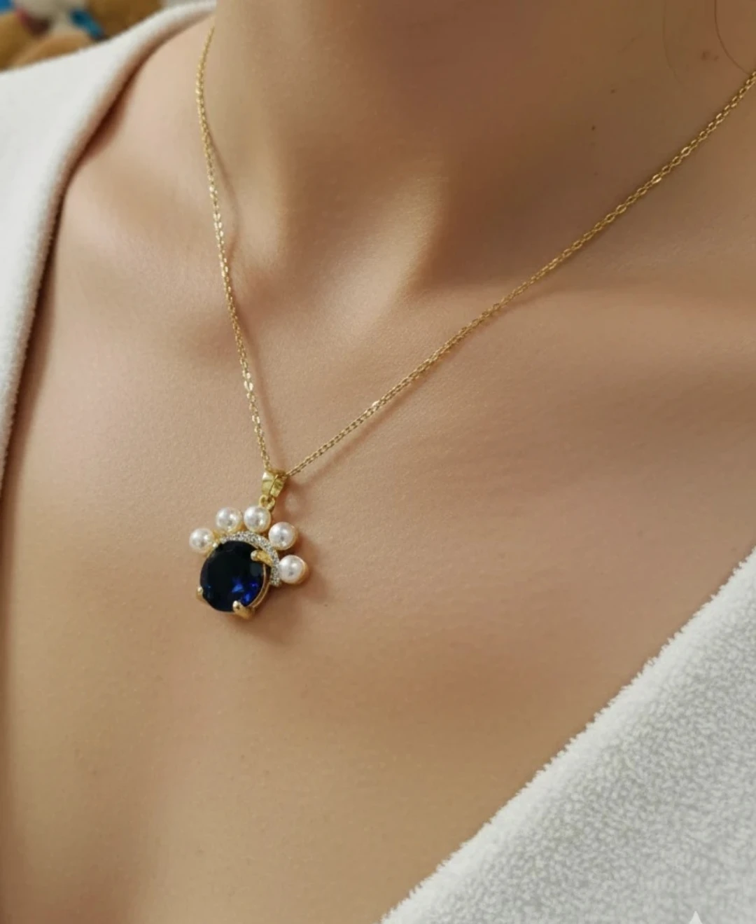 18kt gold plated necklace (new)