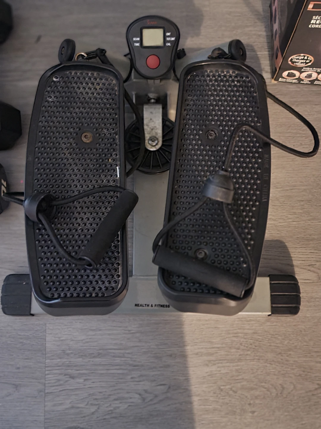 Health & Fitness Stepper with Resistance Bands