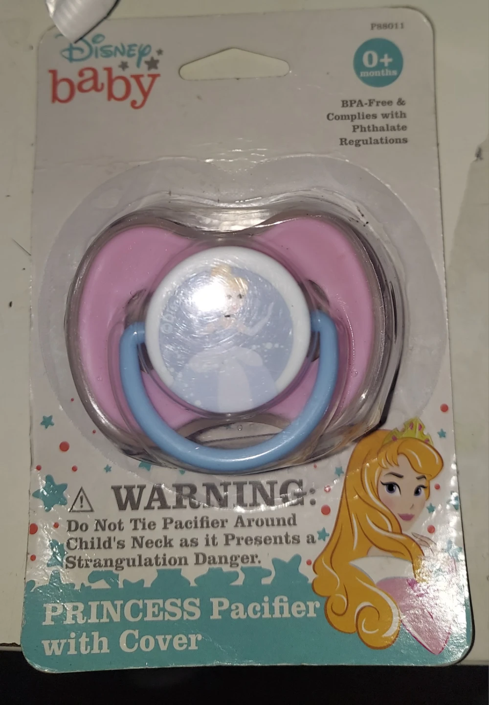 Disney Baby Princess Pacifier with Cover - 0+ Months