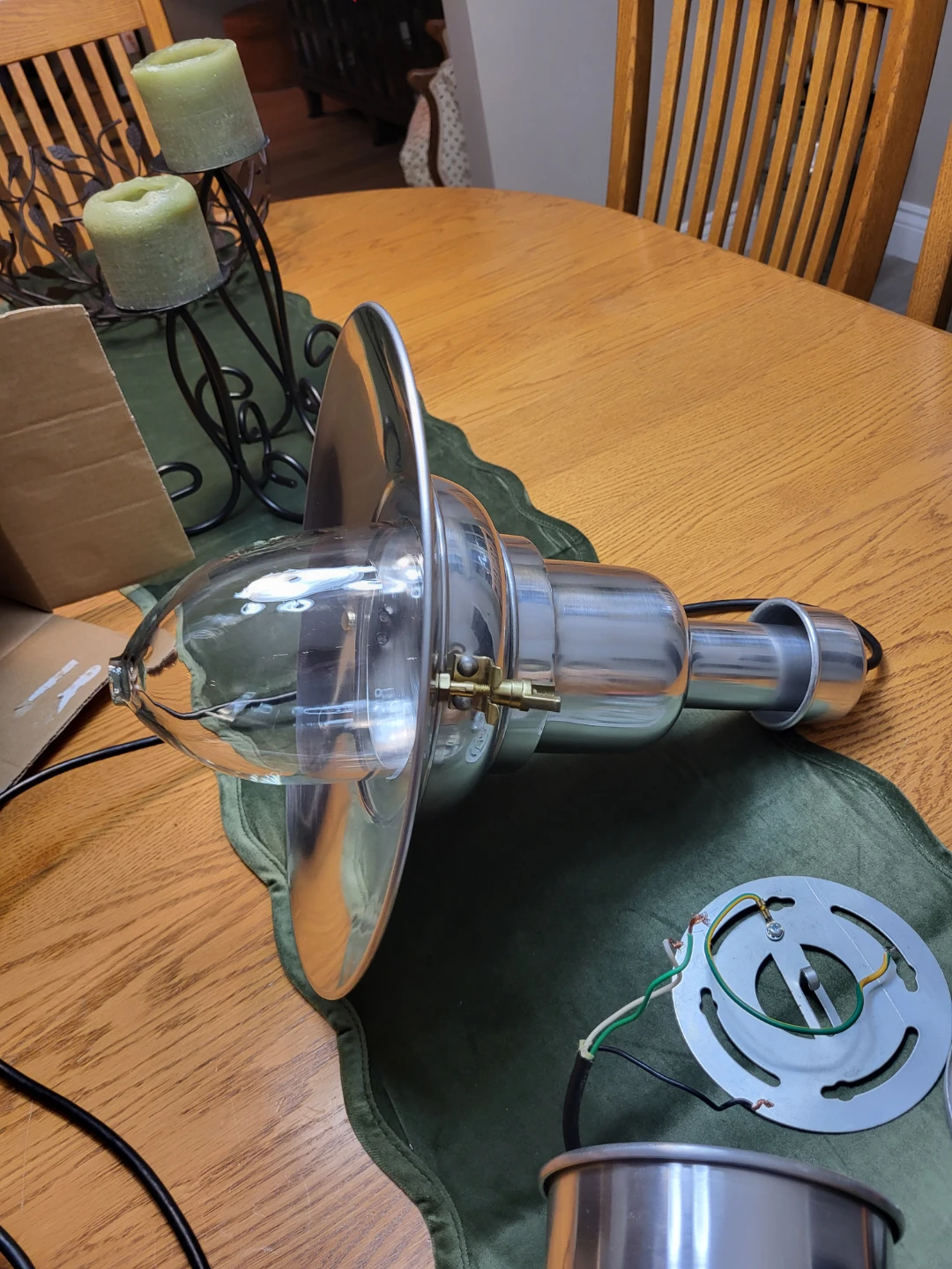 3 Stainless Steel Pendant Light Fixtures - photo 3