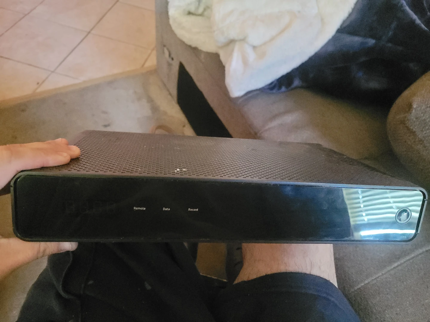 Black Cable Box Receiver