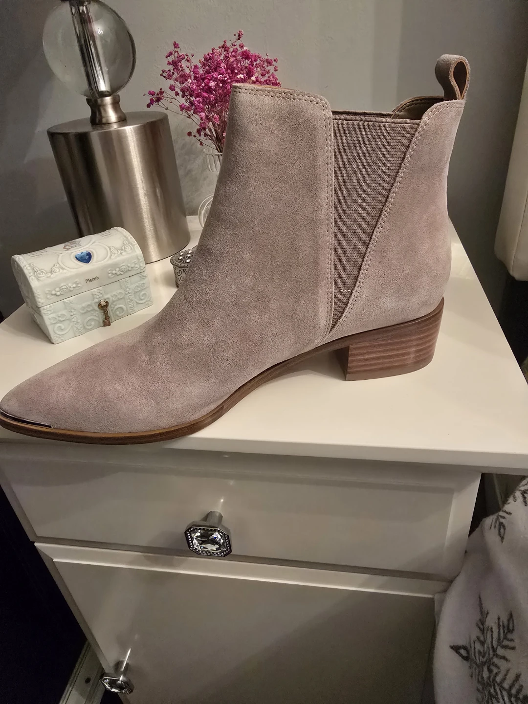 Marc Fisher Women's MiyaLe Suede Ankle Boots Size 8 - photo 4