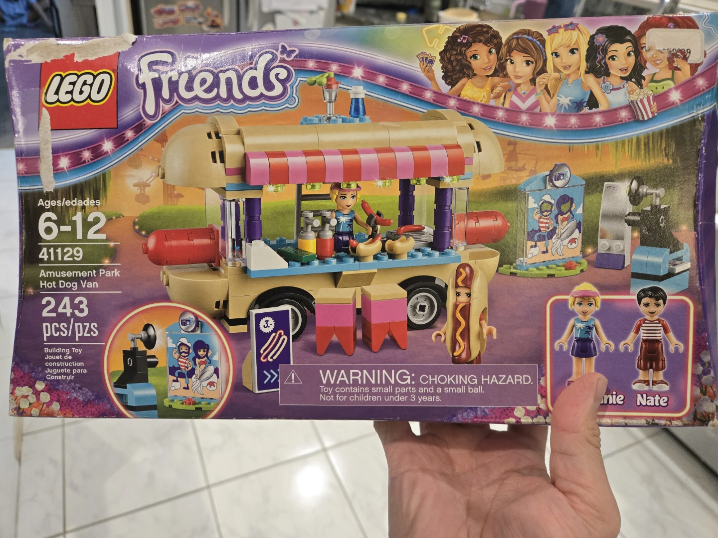 COMPLETE Lego friends hot dog van
