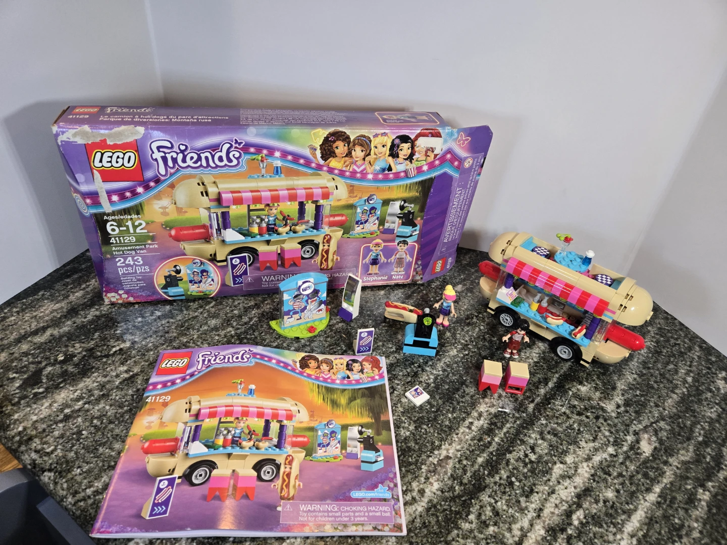 COMPLETE Lego friends hot dog van - photo 4