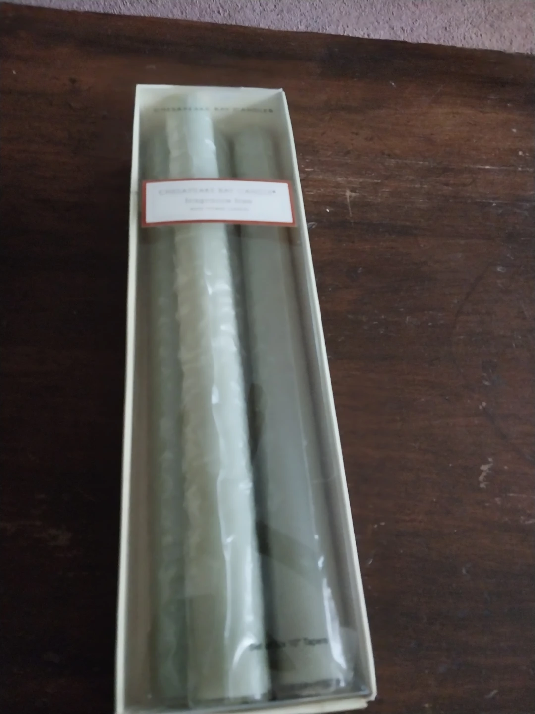 🥕Chesapeake Bay Candles 4 Taper Candles - Sage Green🥕 - photo 2