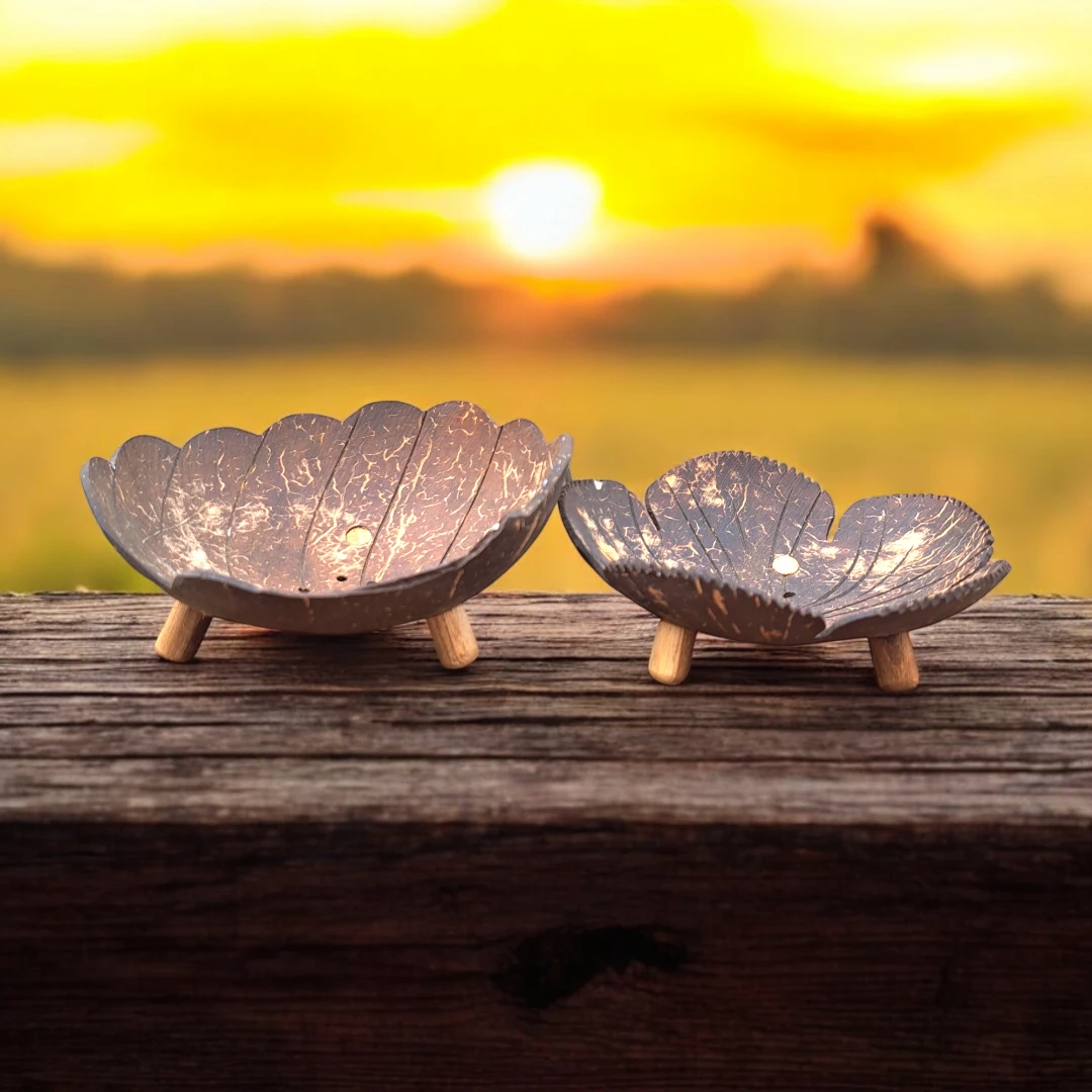 Handmade Coconut Shell Soap Dish 17🏆 - photo 2