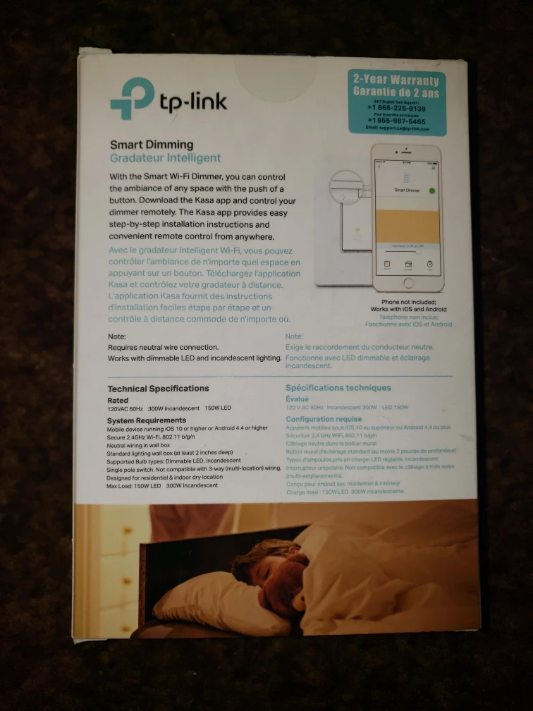 TP-Link Smart Wi-Fi Light Switch Dimmer HS220 - photo 2