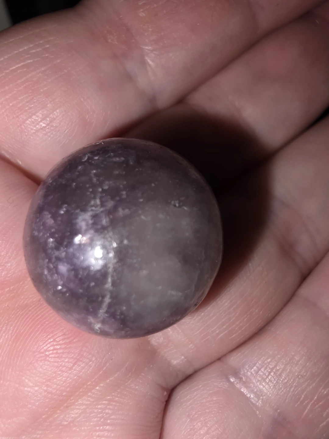 Lepidolite Sphere