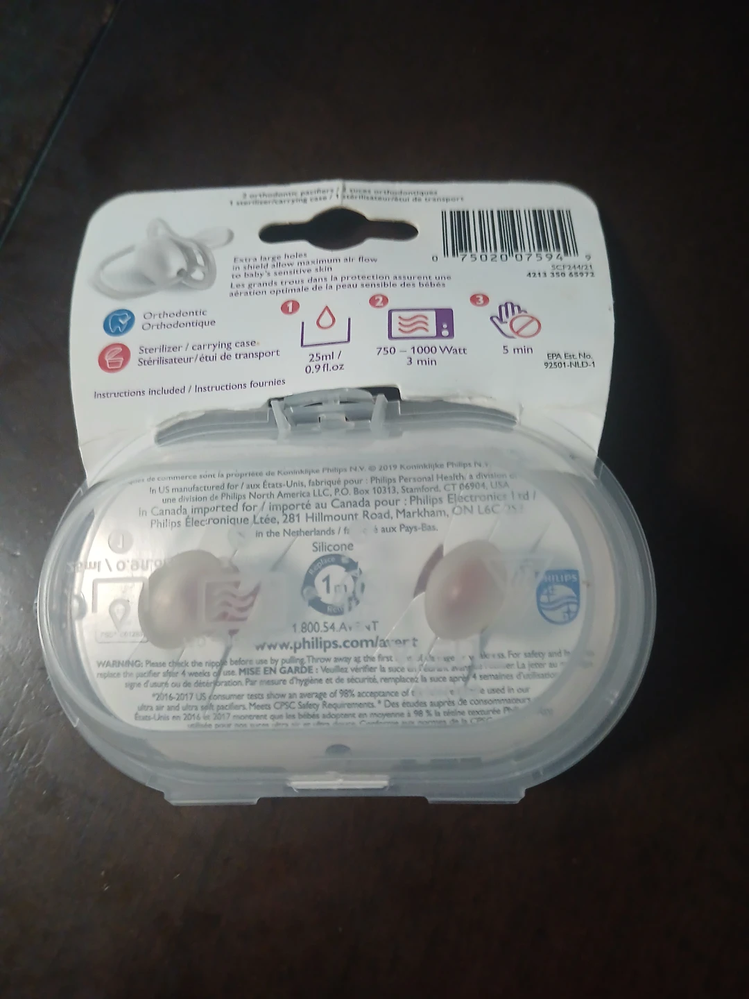 Philips Avent Ultra Air Pacifiers (0-6m) - 2 Pack - photo 2